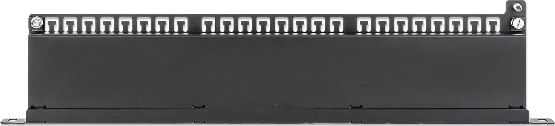 Pannello Patch UTP 24 Posti RJ45 0,5 U Cat. 6 Nero - 3