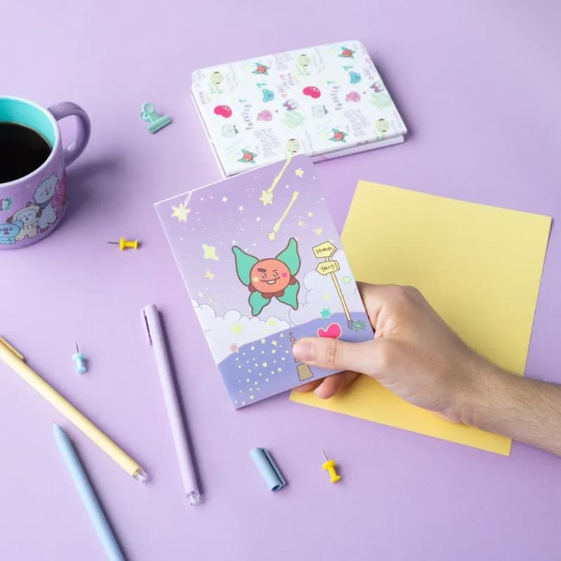 BT21 - Set di quaderni A6 SHOOKY (3 pezzi) - 4