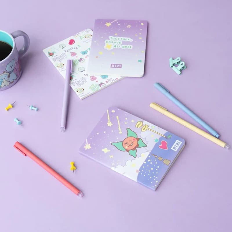 BT21 - Set di quaderni A6 SHOOKY (3 pezzi) - 7