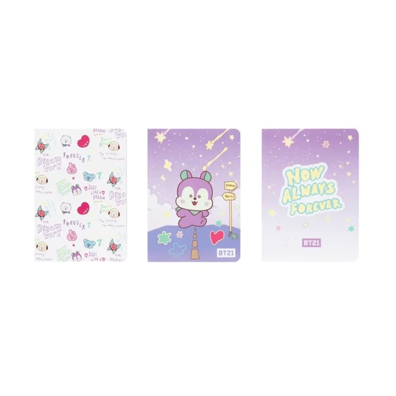 BT21 - Set di quaderni MANG A6 (3 pezzi) - 2