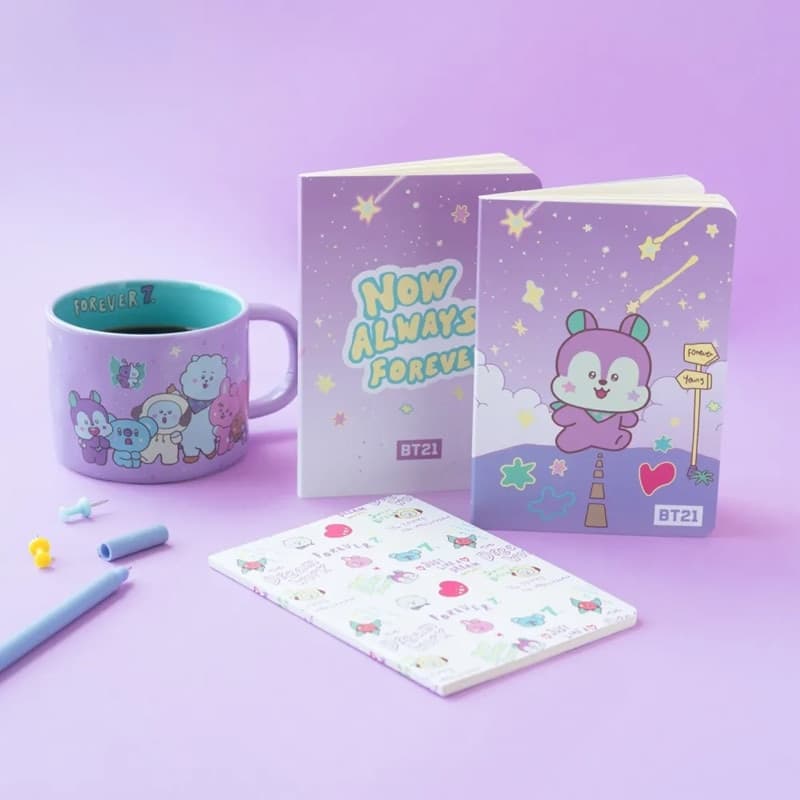 BT21 - Set di quaderni MANG A6 (3 pezzi) - 6