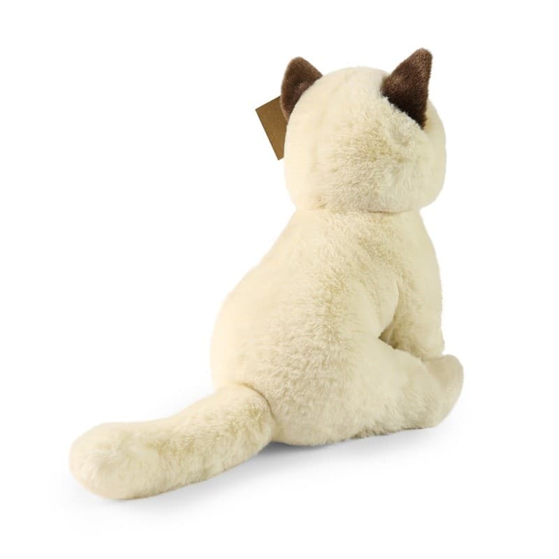 Rappa - Peluche realistico mascotte Ragdoll gatto seduto 23 cm Collezione Eco-Friendly Soft - 10