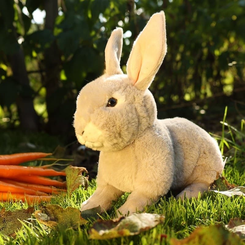 Rappa - Peluche realistico coniglio di peluche 23 cm Collezione Eco-Friendly Soft - 12