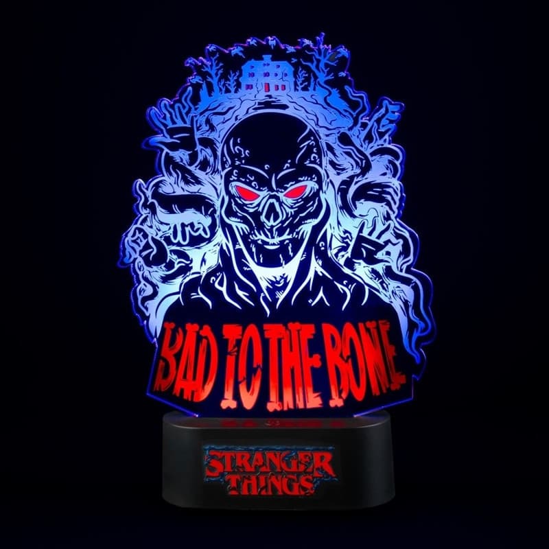 Stranger Things - Lampada da notte a LED Bad To The Bone (16 x 24 cm) - 2