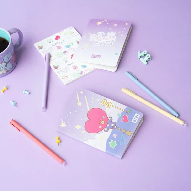 BT21 - Set di quaderni A6 TATA (3 pezzi) - 14