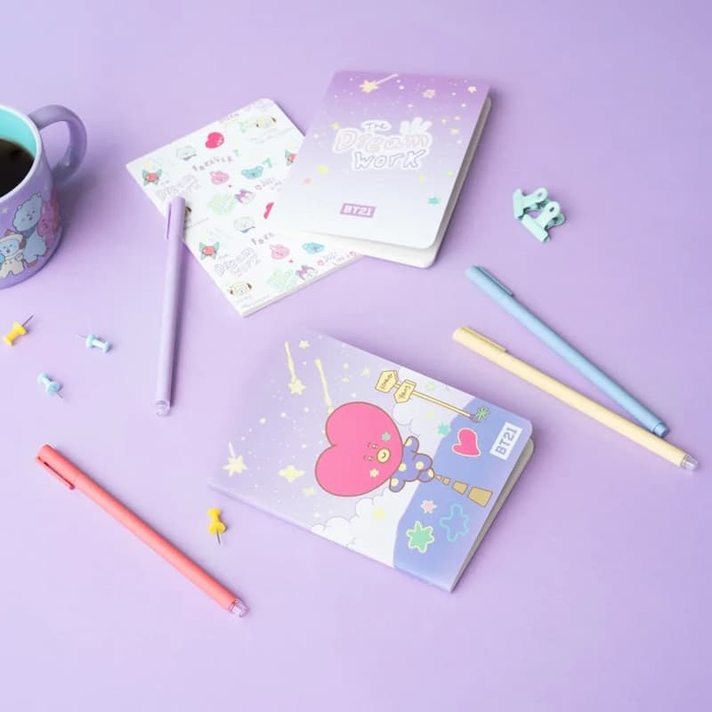 BT21 - Set di quaderni A6 TATA (3 pezzi) - 7