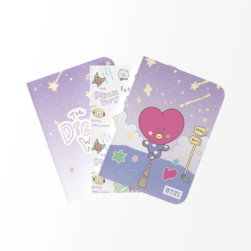 BT21 - Set di quaderni A6 TATA (3 pezzi) - 8
