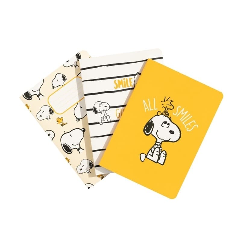 Snoopy - Set di quaderni A6 della collezione Lazy Days (3 pezzi) - 8