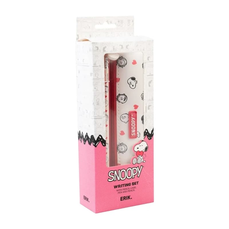 Snoopy - Astuccio con penna e set di matite della collezione Love Season - 2