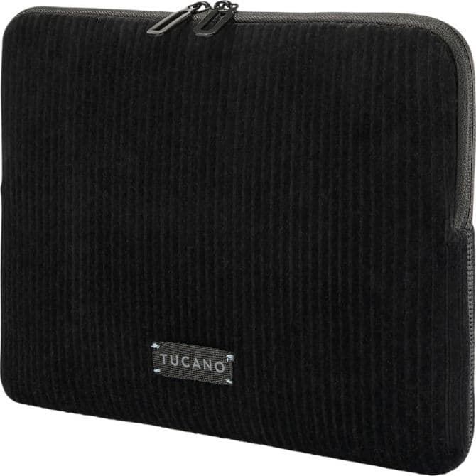 TUCANO Velluto 2 - Custodia MacBook Air 13" (M4/M3/M2/M1/2025-2018) / Pro 13" / Laptop 12" (nero) - 2
