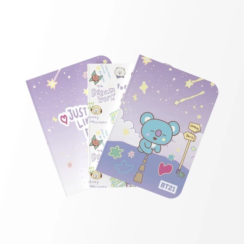 BT21 - Set di quaderni A6 KOYA (3 pezzi) - 8