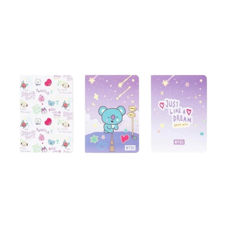 BT21 - Set di quaderni A6 KOYA (3 pezzi) - 9