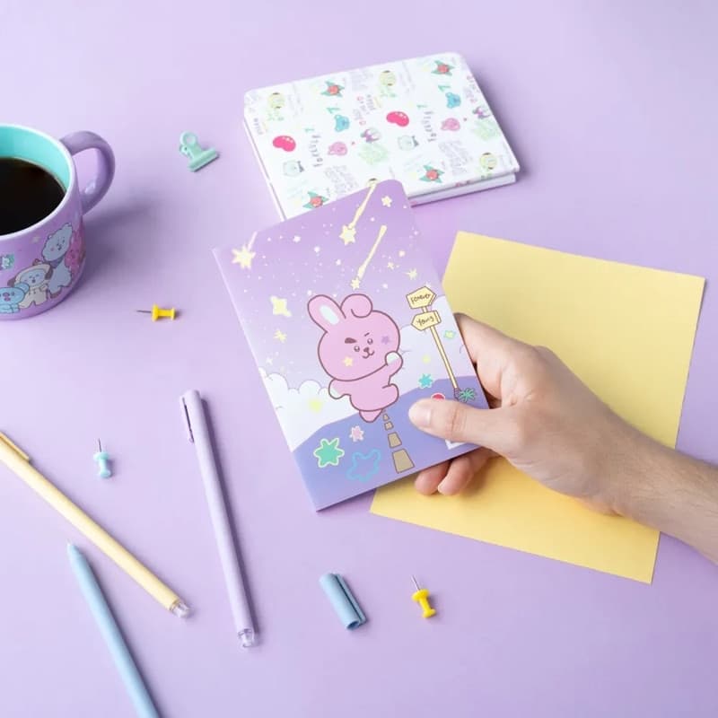 BT21 - Set di quaderni COOKY A6 (3 pezzi) - 4