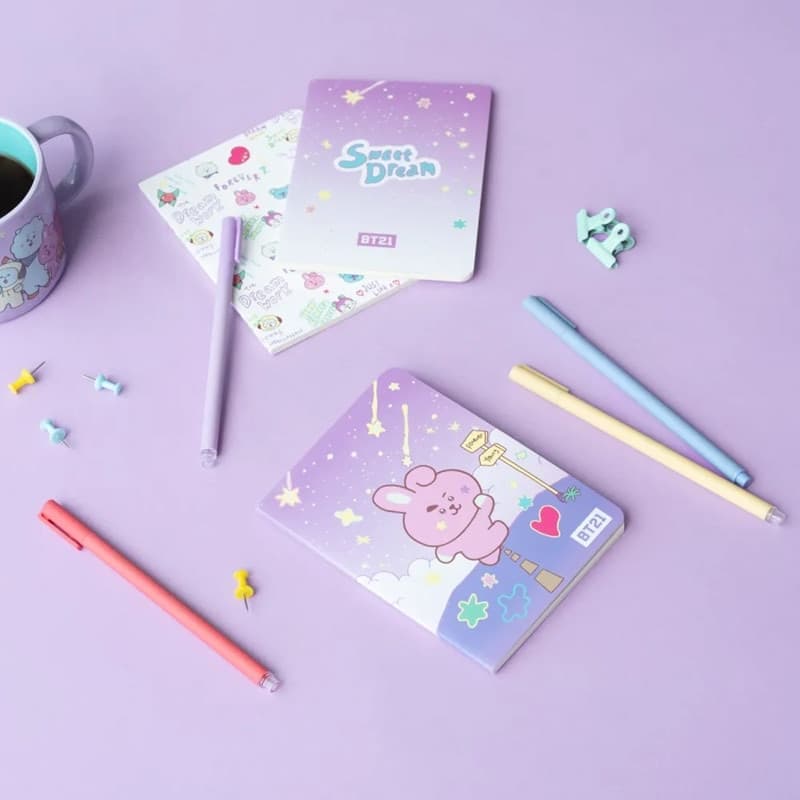 BT21 - Set di quaderni COOKY A6 (3 pezzi) - 7