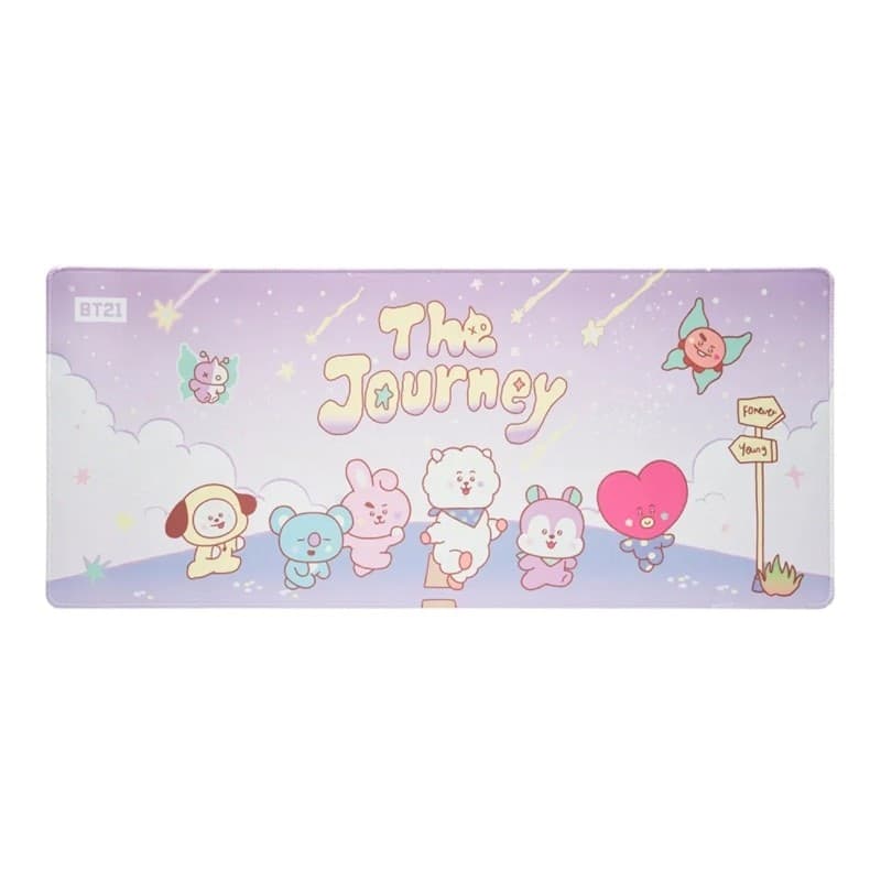 BT21 - Tappetino da gioco/scrivania XXL (80 x 35 cm) - 11