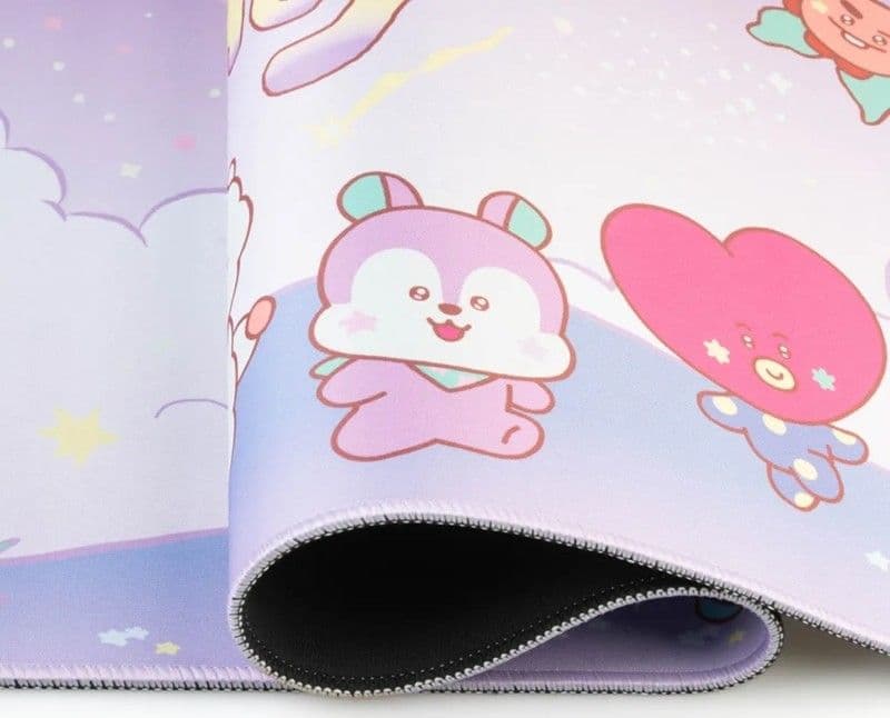 BT21 - Tappetino da gioco/scrivania XXL (80 x 35 cm) - 13