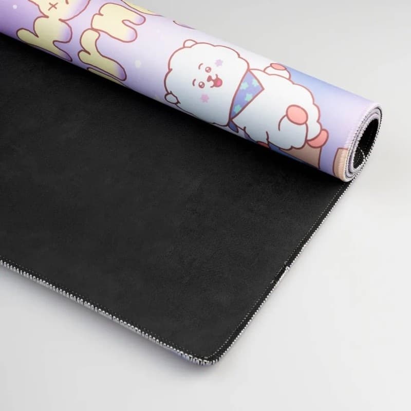 BT21 - Tappetino da gioco/scrivania XXL (80 x 35 cm) - 17