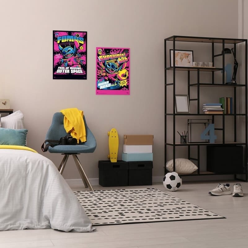 Disney Stitch - Set di mini poster (38 x 52 cm) (2 pezzi) - 7