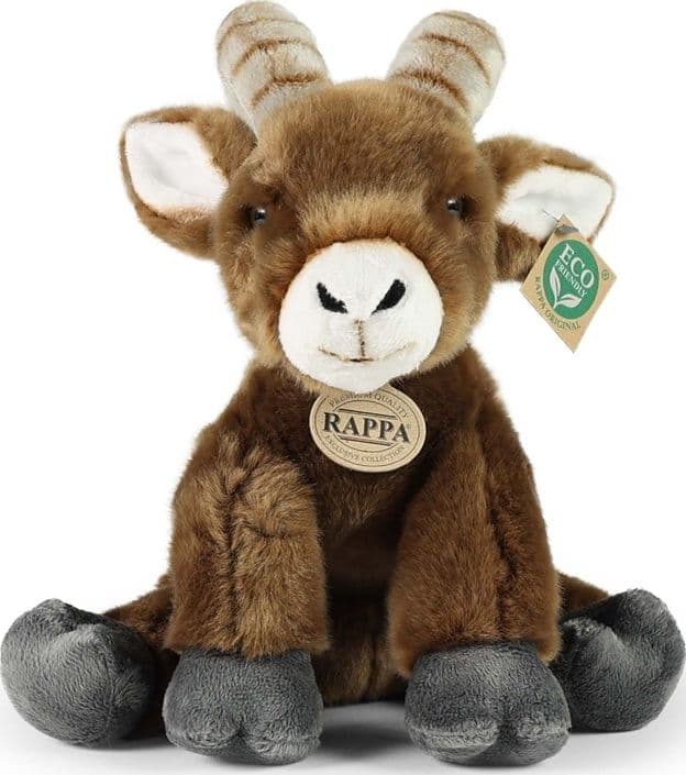 Rappa - Peluche realistico Pecora Bighorn Capra seduta 28 cm Eco-Friendly - 6