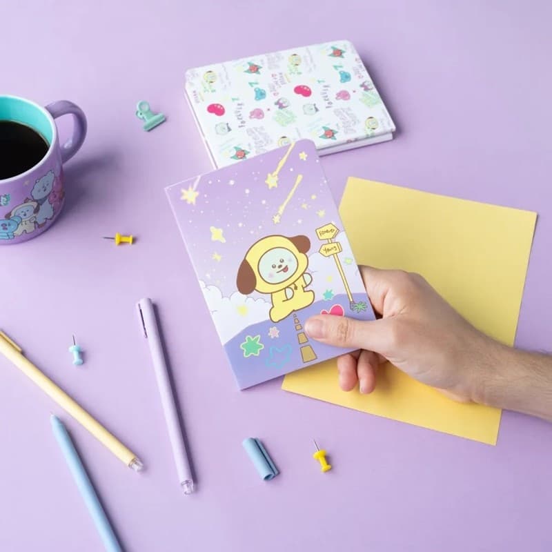 BT21 - Set di quaderni A6 CHIMMY (3 pezzi) - 11