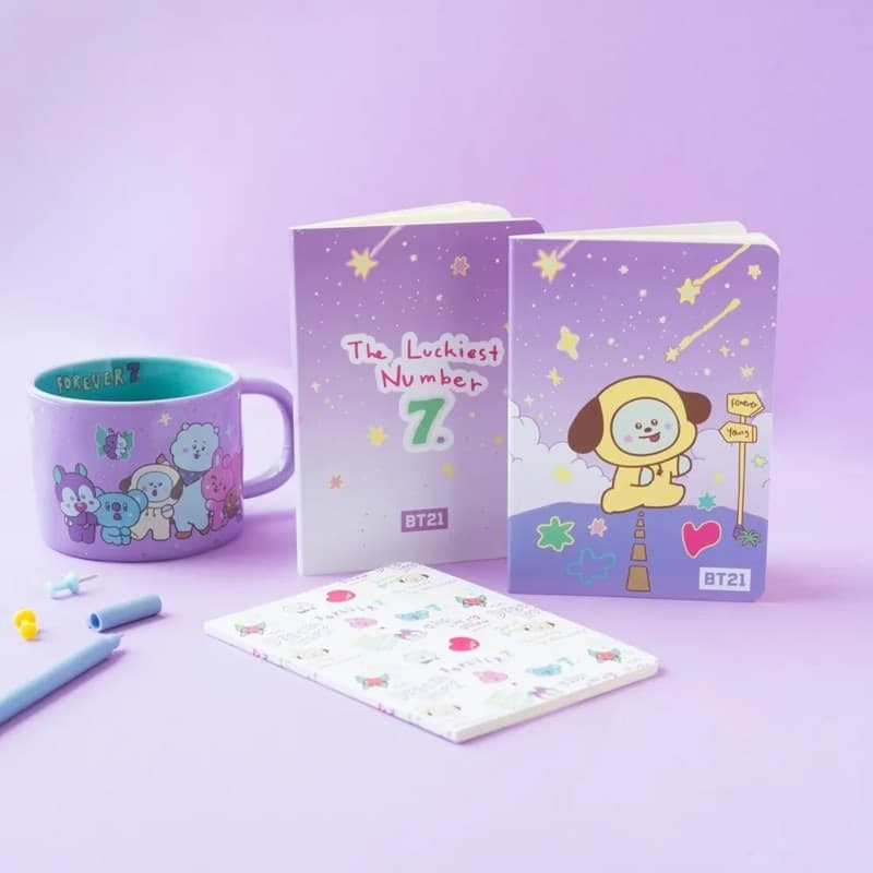 BT21 - Set di quaderni A6 CHIMMY (3 pezzi) - 13
