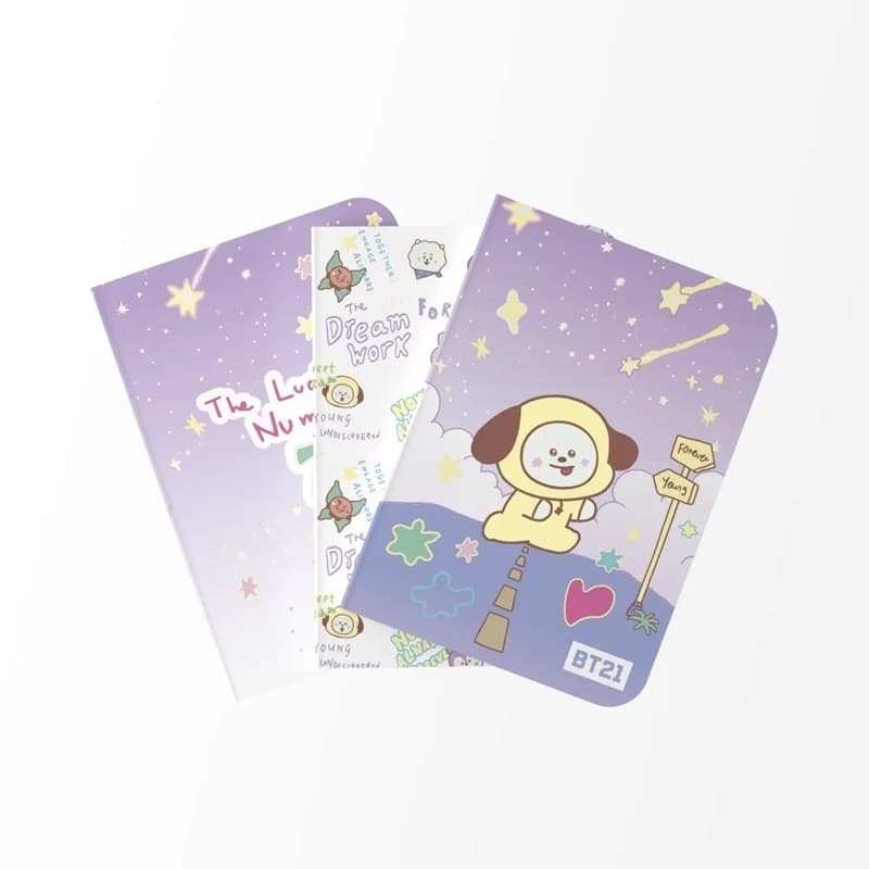 BT21 - Set di quaderni A6 CHIMMY (3 pezzi) - 8