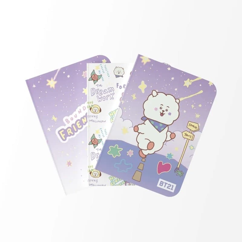 BT21 - Set di quaderni RJ A6 (3 pezzi) - 8