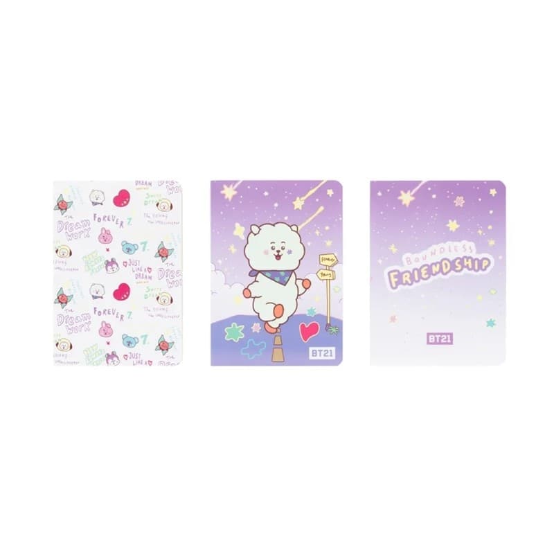 BT21 - Set di quaderni RJ A6 (3 pezzi) - 9