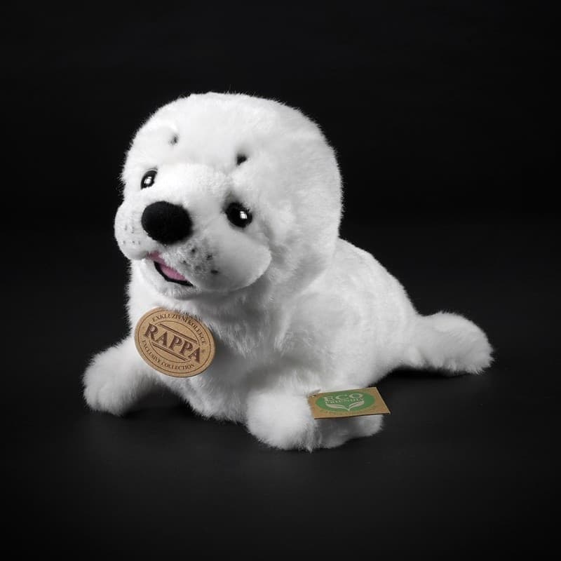Rappa - Peluche mascotte realistica foca bianca 25 cm Eco-Friendly - 11