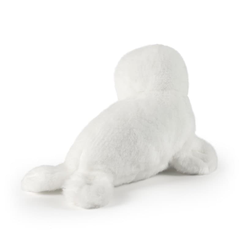 Rappa - Peluche mascotte realistica foca bianca 25 cm Eco-Friendly - 10
