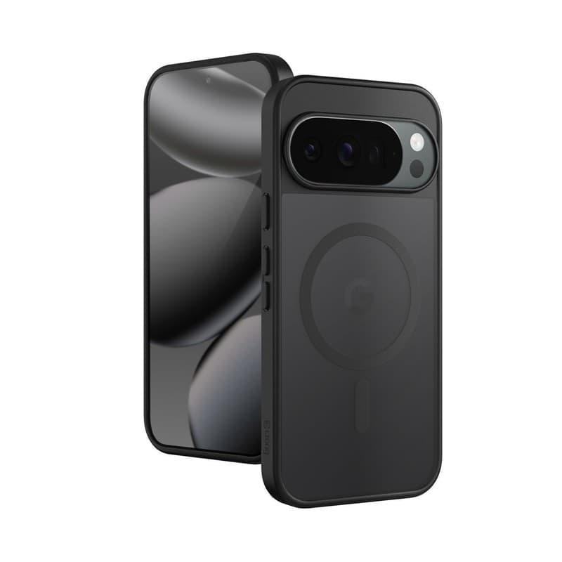 Custodia Crong Hybrid Matte Magnetic - MagSafe per Google Pixel 10 Pro XL (Nero) - 7