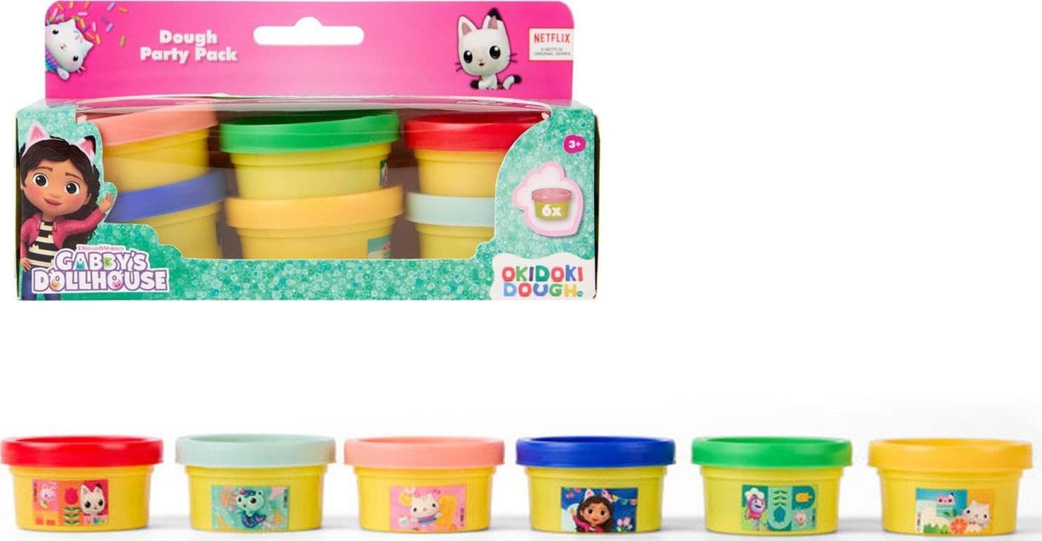 Gabby Pasta da Modellare Pack 6 Vasetti