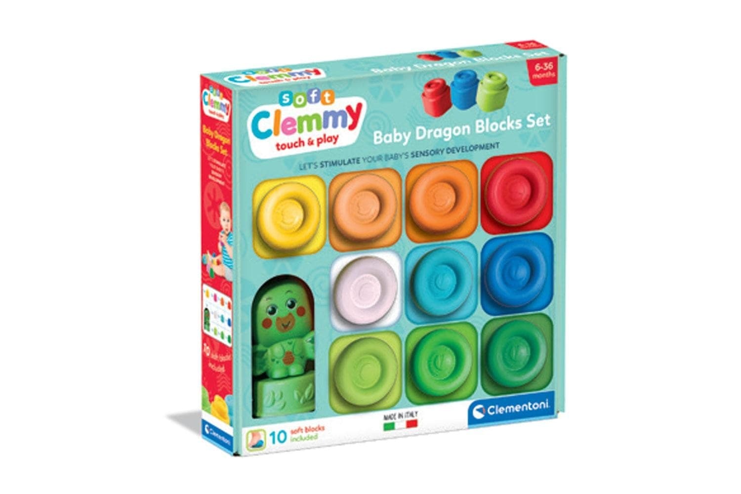 Clemmy Set 10 Mattoncini Drago