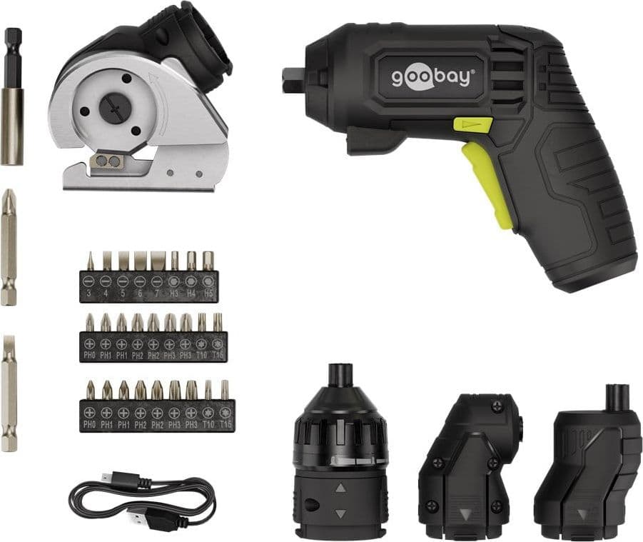 Set 35 Pezzi Mini Avvitatore a Batteria 4 in 1 con Punte di Precisione - 4