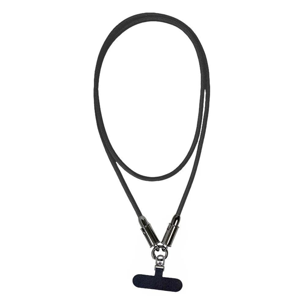 Cavo USB-C&trade Maschio Maschio con Lanyard Integrato 60W PD Nylon e Alluminio, Nero - 4