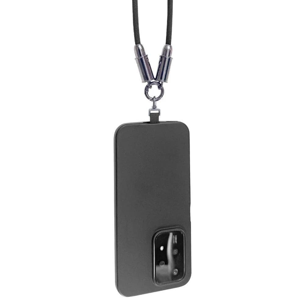 Cavo USB-C&trade Maschio Maschio con Lanyard Integrato 60W PD Nylon e Alluminio, Nero - 5
