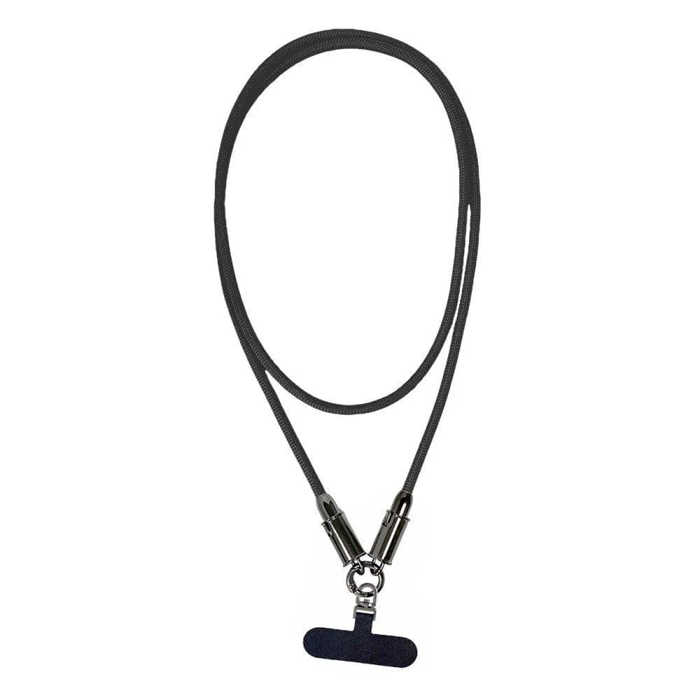 Cavo USB-C&trade Maschio Maschio con Lanyard Integrato 60W PD Nylon e Alluminio, Nero - 6