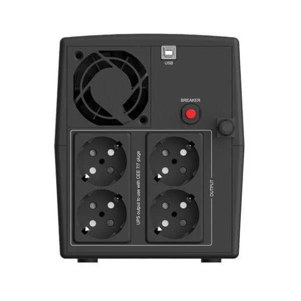Gruppo di Continuit&agrave UPS X1+ 2200VA 4 Prese FR/SCHUKO con USB Line Interactive - 4