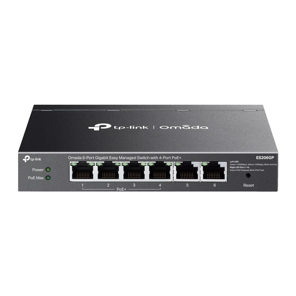 Switch 6 Porte Gigabit Easy Managed con 4 Porte PoE+, ES206GP - 3