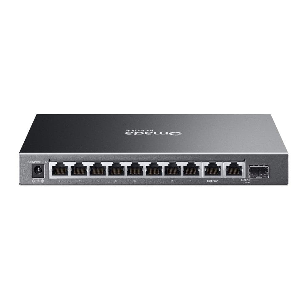 Switch 10 Porte Gigabit Easy Managed con 8 Porte PoE+, 1 SFP/RJ45 Combo, ES210GP