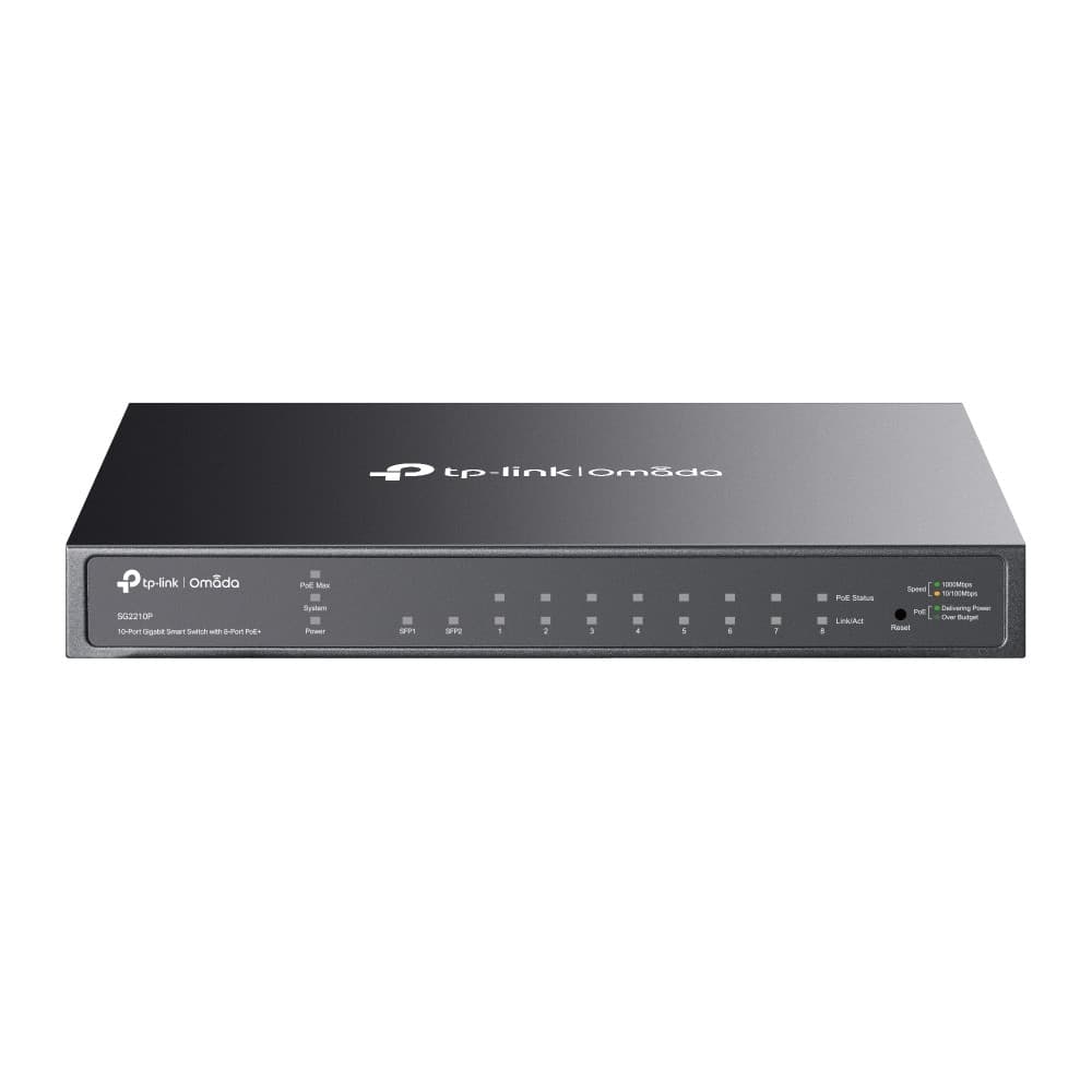 Switch Smart 8 Porte Gigabit PoE+, 2 SFP, SG2210P - 7