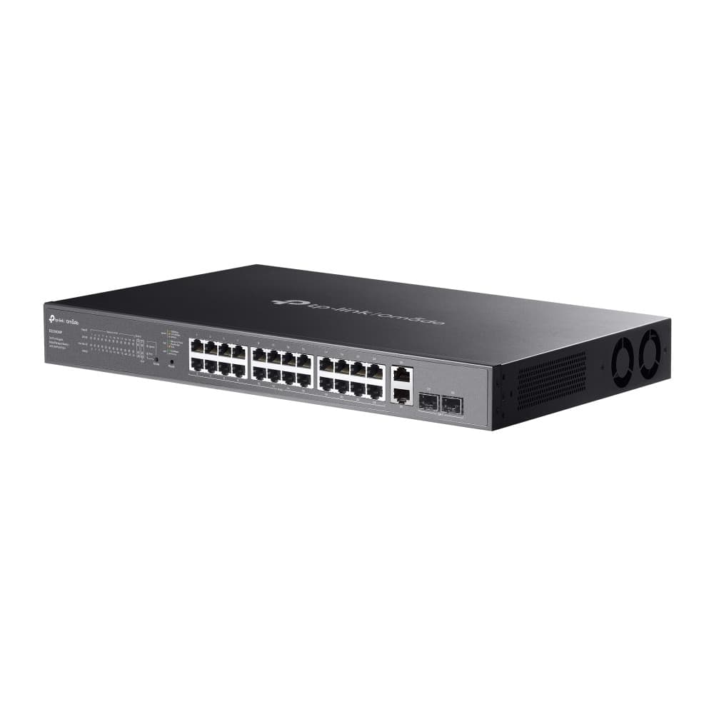 Switch 28 Porte Gigabit Easy Managed con 24 Porte PoE+, 2 SFP, 384 W, ES228GMP - 8