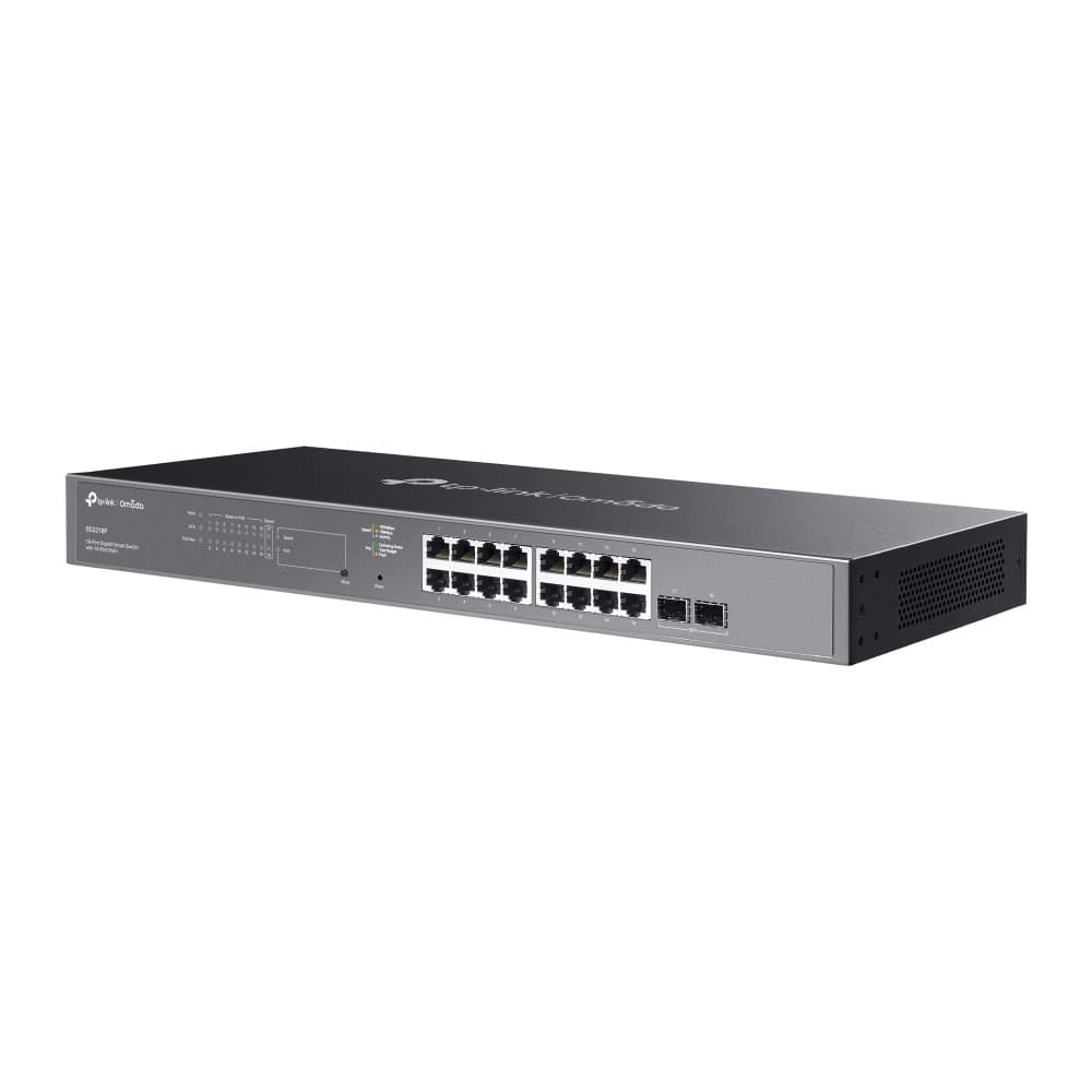 Switch Smart 16 Porte Gigabit PoE+, 2 SFP, SG2218P - 8