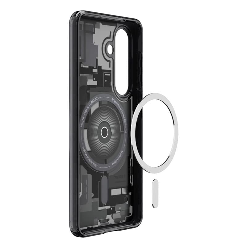 Spigen Ultra Hybrid Mag MagSafe - Custodia per Samsung Galaxy S26 (Zero One Black) - 5