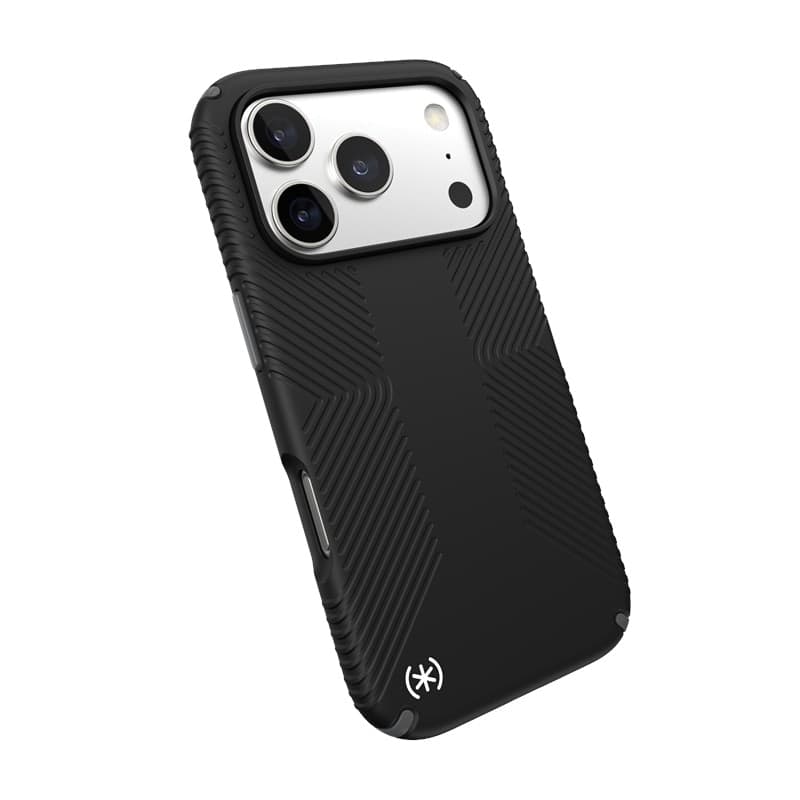 Speck Presidio2 Grip MagSafe - Custodia per iPhone 17 Pro (Nero / Grigio ardesia / Bianco) - 17