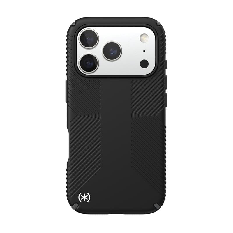 Speck Presidio2 Grip MagSafe - Custodia per iPhone 17 Pro (Nero / Grigio ardesia / Bianco) - 18