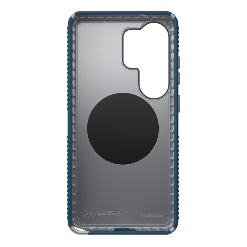 Speck Presidio2 Grip Magnet - Custodia MagSafe per Samsung Galaxy S26 Ultra (Deep Sea/Argento metallizzato/Blu magico) - 19