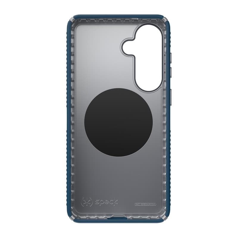Speck Presidio2 Grip Magnet - Custodia MagSafe per Samsung Galaxy S26+ (Deep Sea/Silver Metallic/Spell Blue) - 19