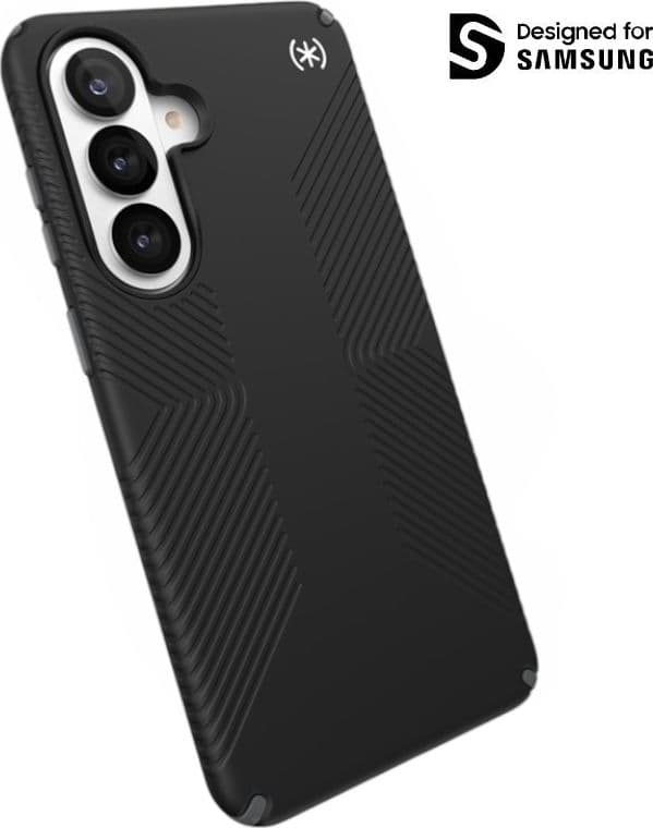 Speck Presidio2 Grip Magnet - Custodia MagSafe per Samsung Galaxy S26+ (Nero/Grigio Ardesia/Bianco) - 11