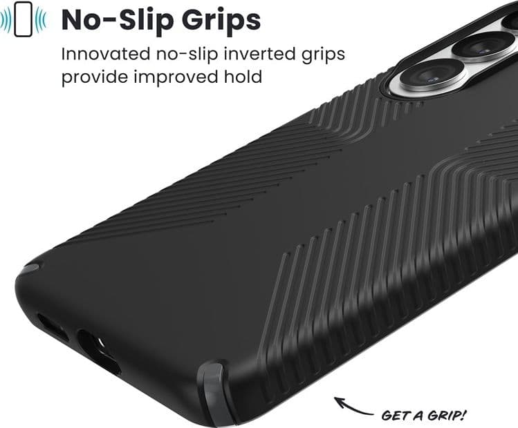 Speck Presidio2 Grip Magnet – Samsung Galaxy S26 MagSafe Case (Black/Slate Grey/White) - 14